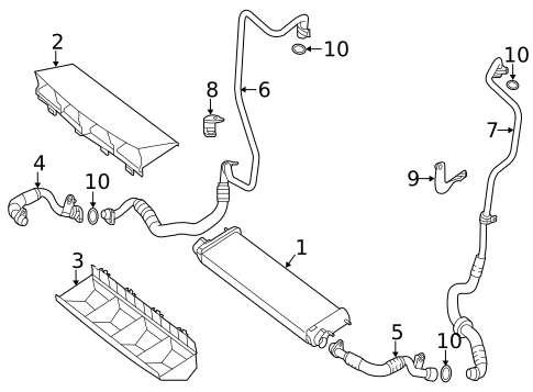 Oil Cooler for 2015 Mercedes-Benz ML 63 AMG&reg; #0