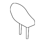 719400E621B3 - Body: Headrest, Outer for Lexus: TX350, TX500h, TX550h+ Image