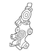 723070E120 - Body: Recline Adjuster for Lexus: TX350, TX500h, TX550h+ Image
