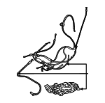 725700E020 - Body: Cable for Lexus: TX350, TX500h, TX550h+ Image