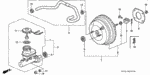 46402S01A01 - Chassis: TUBE ASSY., MASTER POWER for Honda Image