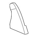 25900214 - : Light Titanium Rear Driver Side Seat Recliner Inner Cover for Buick: Enclave Image