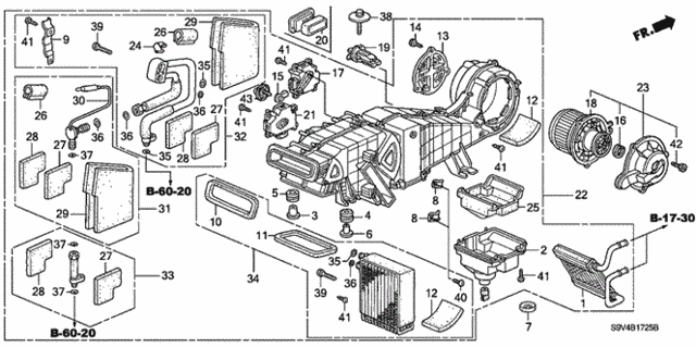 Rear Heater Unit for 2005 Honda Pilot #0