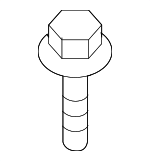 7175386Z00 - Body: Bumper Cover Screw for Suzuki Image