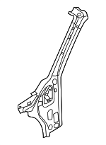 5C3802123 - Body: Pillar Reinforced for Volkswagen: Beetle Image