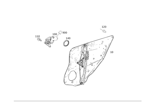 Window Lifter for 2008 Mercedes-Benz C350 #0