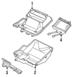 3055305 - HVAC: Shroud for Buick: Skylark, Somerset, Somerset Regal | Chevrolet: Cavalier | Pontiac: Grand Am, Sunbird Image