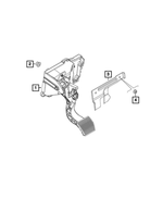 68281755AA - Brakes: Non Adjustable Pedal Assembly for Mopar Image