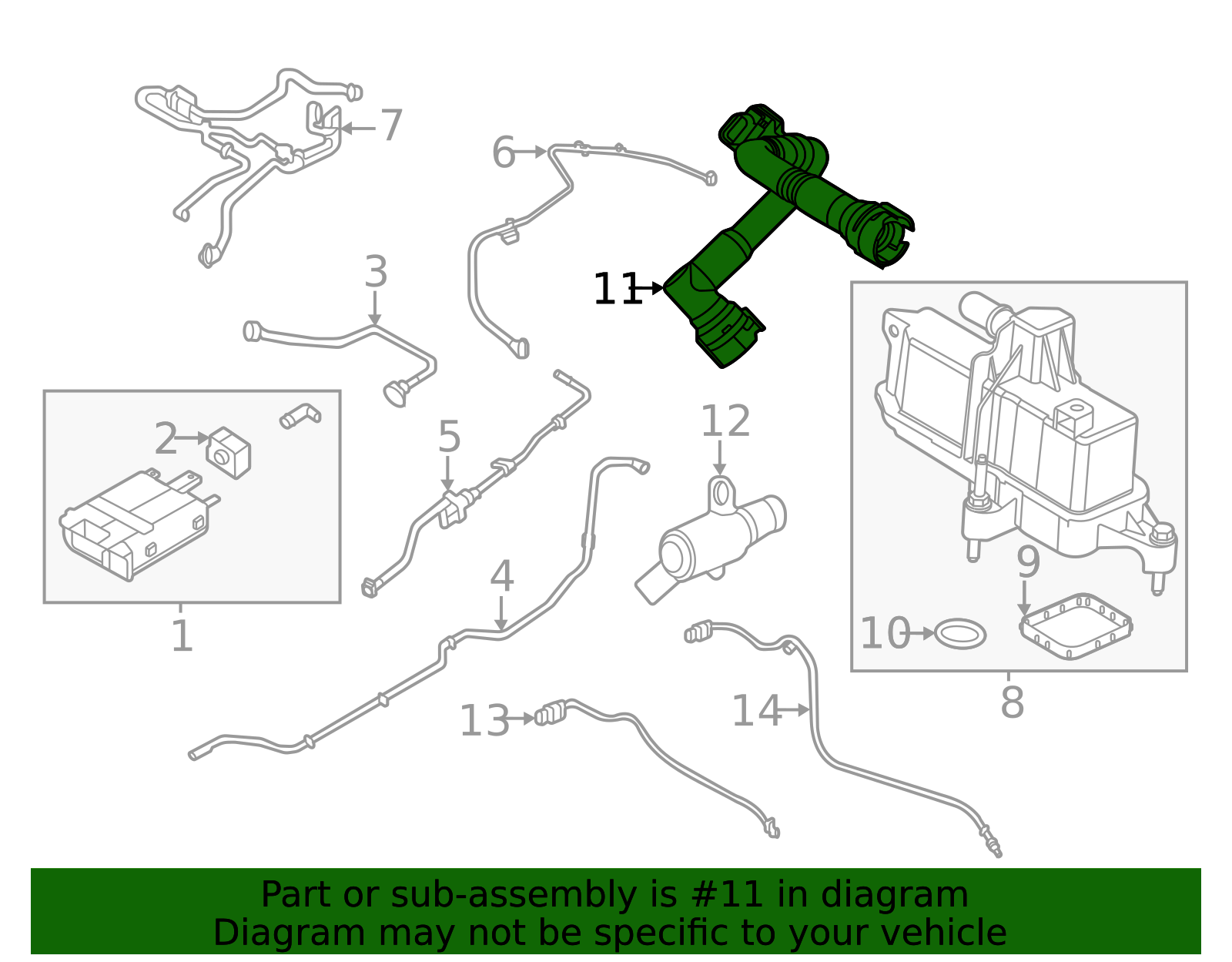 jx6z6758b - Ford PCV Valve Hose | Levittown Ford Parts
