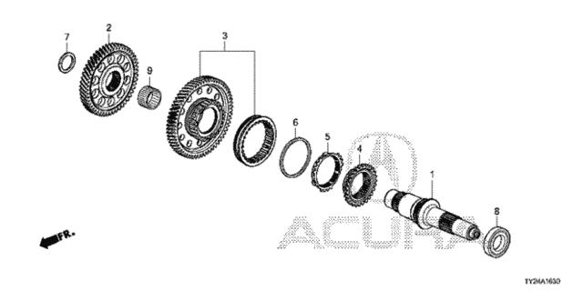 AT Reverseshaft (DCT) for 2016 Acura RLX #0
