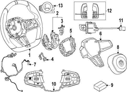 Steering Wheel & Trim for 2023 BMW i7 #0