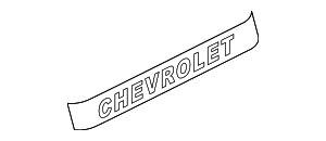 12343362 - Exterior: Graphics, Bodyside for Cadillac: Escalade, Escalade EXT | Chevrolet: S10 | GMC: Sonoma Image