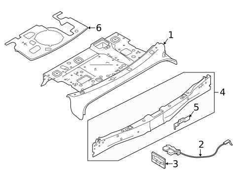 Rear Body for 2019 INFINITI Q50 #0
