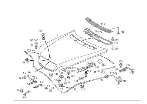 Engine Hood for 2003 Mercedes-Benz S55 AMG #0