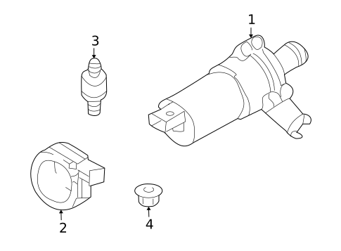 Water Pump for 2008 Audi R8 #1