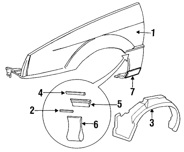4504952 - Body: Fender for Mopar Image