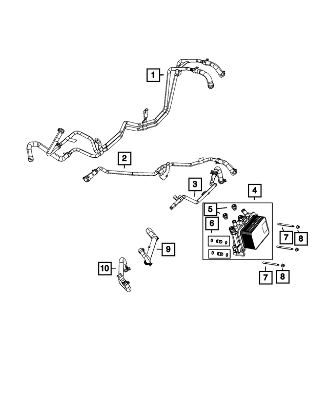 68489743AA - Cooling: Quick Type Connector for Mopar Image
