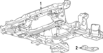 84734643 - : Rear Bracket for Cadillac: LYRIQ | Chevrolet: Blazer EV Image