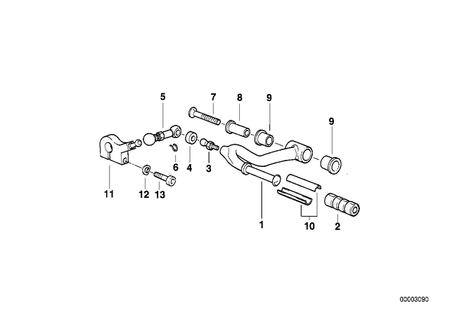 23411340306 - : Selector Rod - L=43Mm for BMW-Motorrad Image