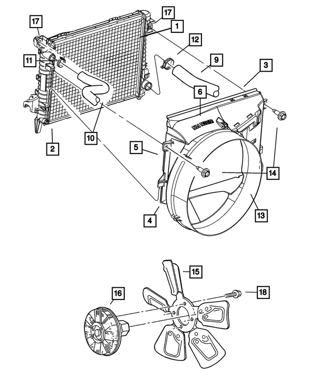 « 6505442AA – Cooling : Tête Hexagonale Vis Et Rondelle pour Mopar Image »