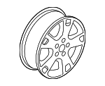 6F2Z1007G - Suspension: Wheel, Alloy for Ford: Freestar | Mercury: Monterey Image