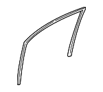 72275S5SE01 - Body: Run Channel for Honda: Civic Image