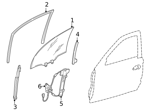 Front Door for 2003 Honda Civic #0