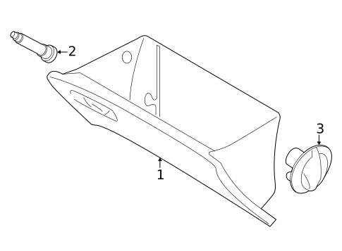 Glove Box for 2024 Hyundai Santa Fe #0
