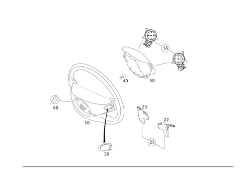 Steering Wheel and Steering Wheel Lock for 2006 Mercedes-Benz CL65 AMG #0