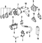 11409660 - : Egr Valve for Mercedes-Benz Image
