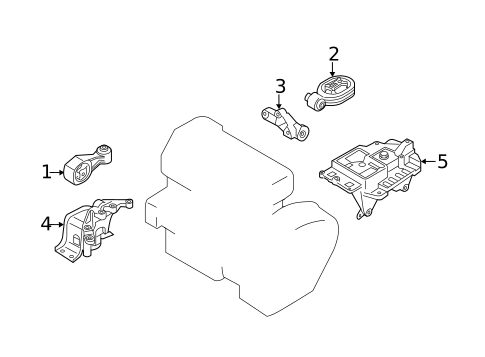Engine & Trans Mounting for 2016 Nissan Juke #0