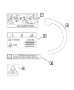 68119507AA - Labels: Warning Label for Mopar Image