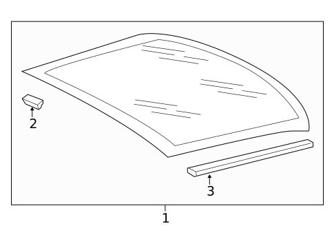 Glass for 2014 Audi R8 #0