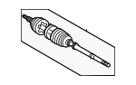 4346049055 - : Outer Cv Joint for Lexus: RX300 Image