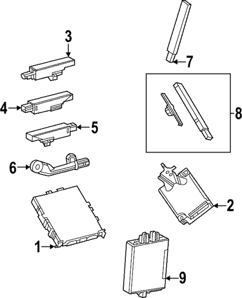 Keyless Entry Components for 2025 Toyota bZ4X #0