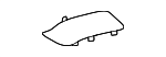 6433211020A2 - Body: Pkg Tray Cover Hole Cover for Lexus: LC500 Image