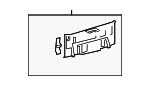 5838711030C1 - Body: Trunk Trim Scuff Plate for Lexus Image