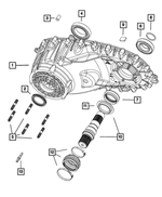 68206410AC - Transfer Case and Power Transfer Unit: Front Case Half for Ram: 2500, 3500 Image