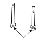 12338064 - Electrical: Mount Bolt for Cadillac: Escalade | Chevrolet: C1500, C2500, C3500, K1500 Pickup, K2500 Pickup, K3500 Pickup, S10, Tahoe | GMC: C1500 Pickup, C2500 Pickup, C3500 Pickup, K1500 Pickup, K2500 Pickup, K3500 Pickup, Sonoma, Yukon Image