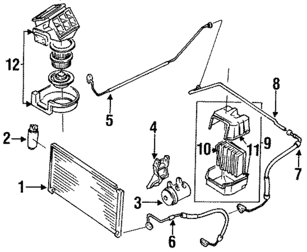 AC Hose - Nissan (92440-01G80)