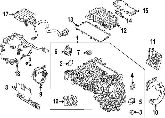4400018FA1 - : Drive Unit for Kia Image