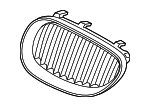 51137065701 - Body: Grille for BMW: 525i, 525xi, 528i, 528i xDrive, 528xi, 530i, 530xi, 535i, 535i xDrive, 535xi, 545i, 550i, M5 Image