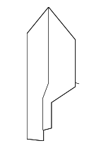 68318868AA - Body: Air Duct Side Seal for Mopar Image