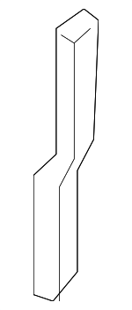 68318409AA - Body: Air Duct Side Seal for Mopar Image
