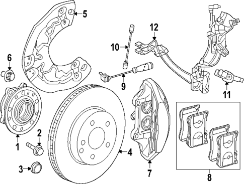 Rear Brakes for 2023 Mercedes-Benz EQS 450 SUV #3