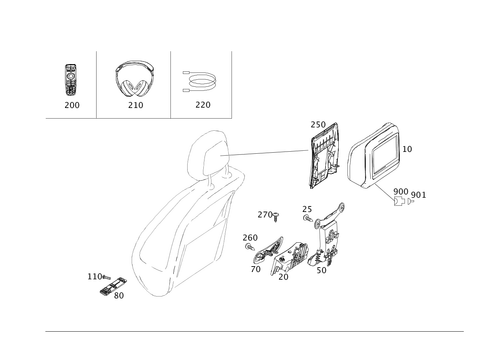 Rear Entertainment for 2011 Mercedes-Benz S550 #0