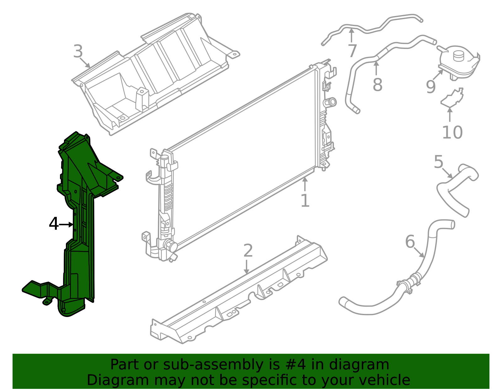 92185-7LF0B - High-Quality Radiator Support Air Deflector for ...