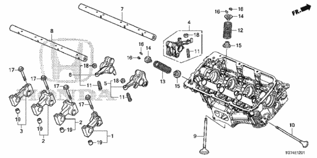 Valve - Rocker Arm (RR.) for 2016 Honda Pilot #0