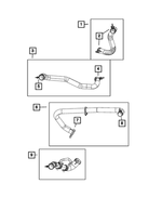 68571921AA - Cooling: Radiator Inlet Hose for Mopar Image