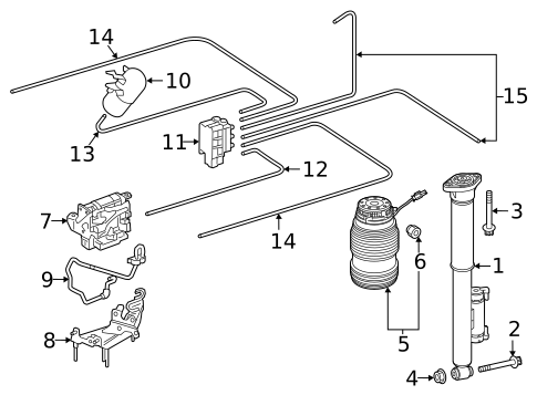 Shocks & Components for 2020 Mercedes-Benz GLC43 AMG #4